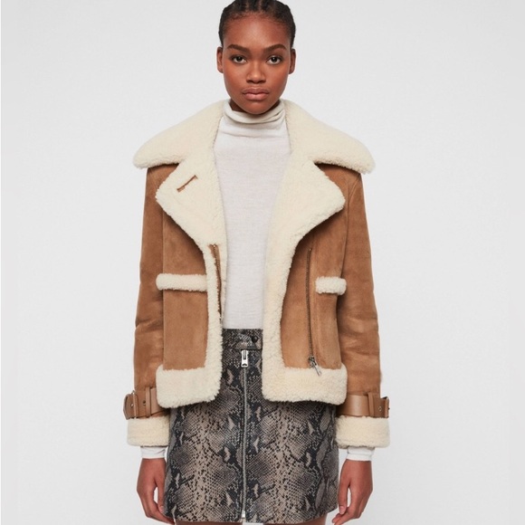 All Saints Jackets & Blazers - ❌ SOLD on FB ❌ All Saints Shearling Jacket Medium